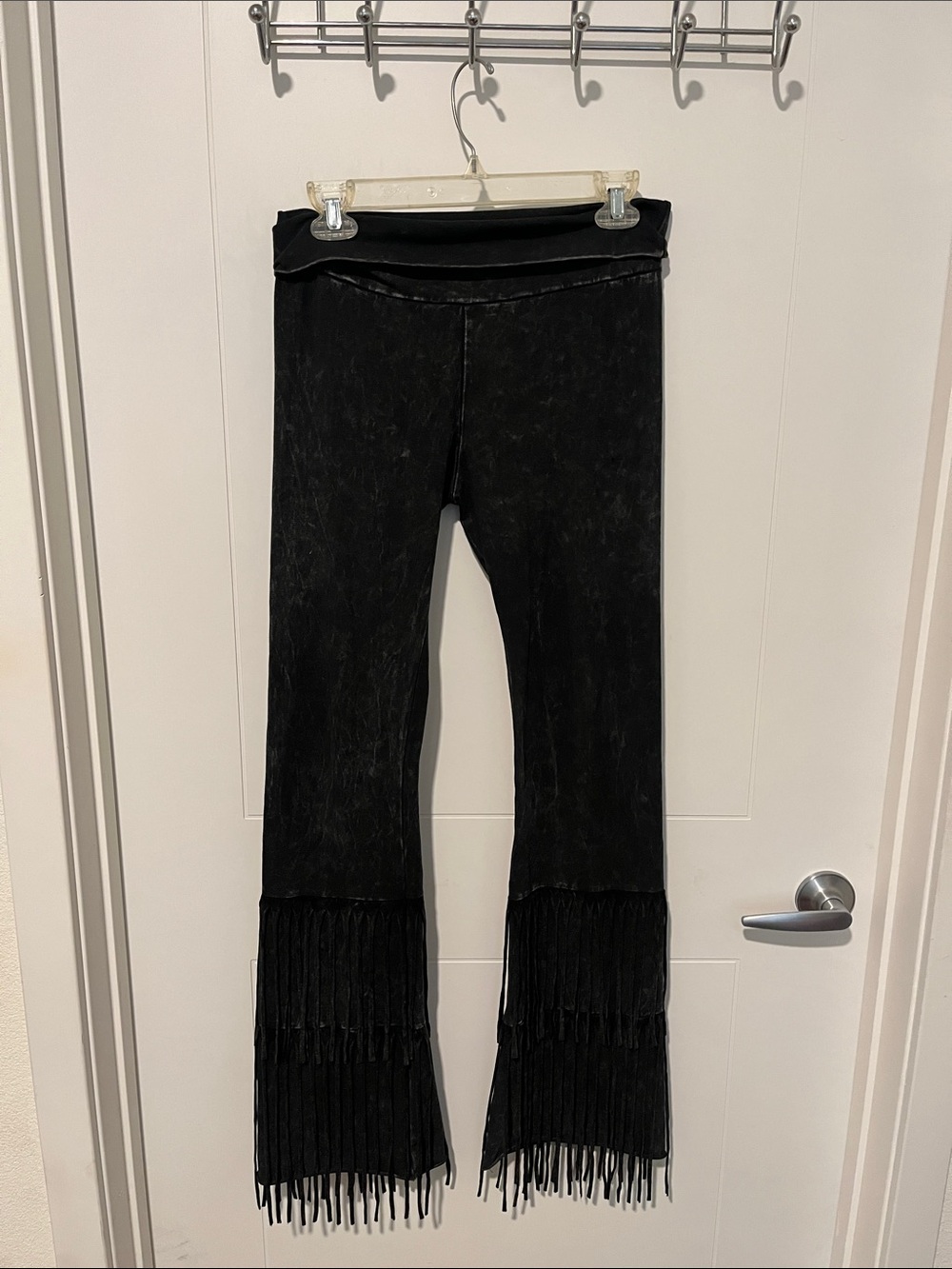 T Party Fashion Distressed Fringe Design Pants Bohemian Western Cowgirl Festival